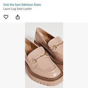 Sam Edelman Laurs Lugsole Loafer in Maple Sugar